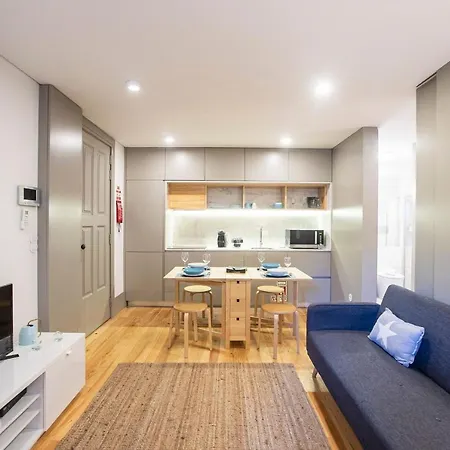 Downtown W/ Ac & Patio By Lovelystay Lejlighed Porto